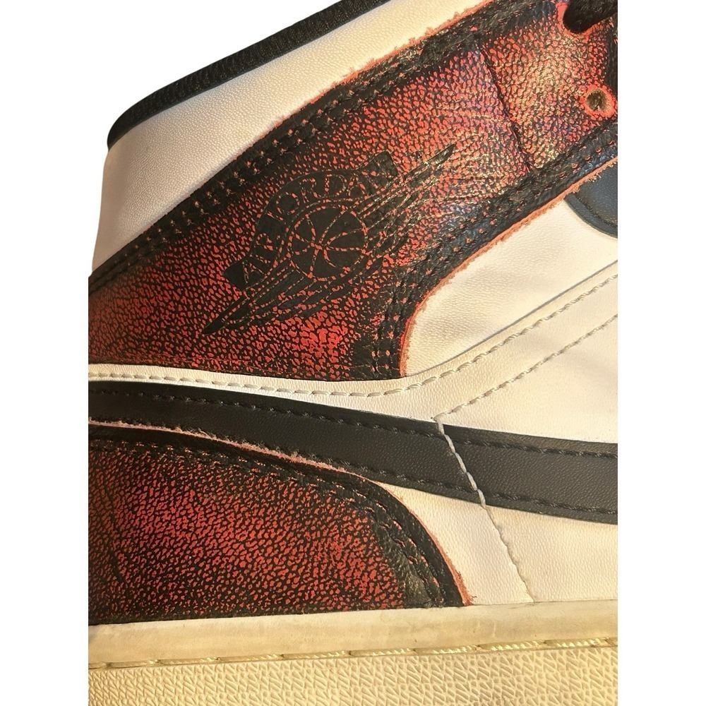 Nike Air Jordan 1 Mid 'Wear-Away Chicago' Size 8.0 Men's/ 9.5 Women's Authentic - Picture 8 of 8